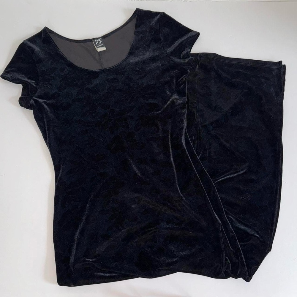 90s velour dress PerSeption